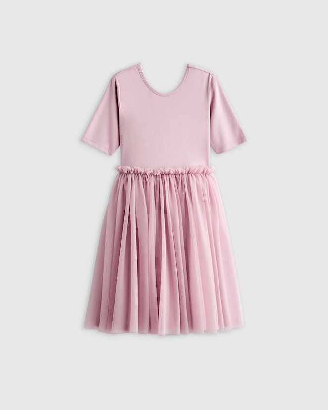Lilac Mauve Organic Cotton Tulle Tutu Dress