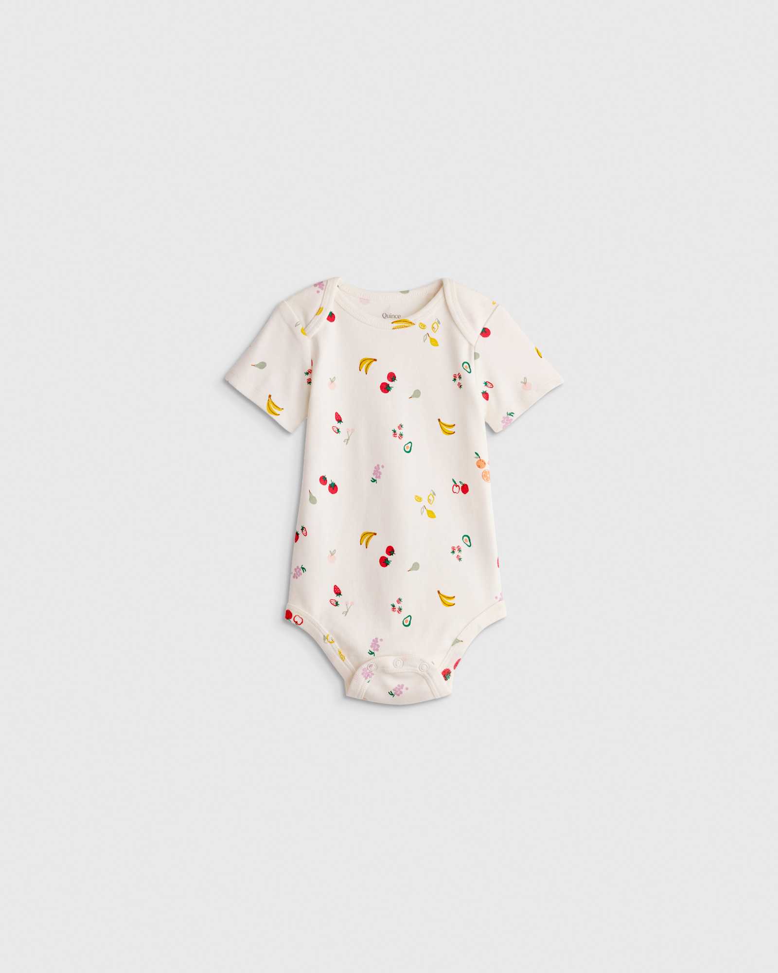 U--1057 BABY 100 Organic Cotton Short Sleeve Bodysuit Farmer s Market 13919 CROPPED