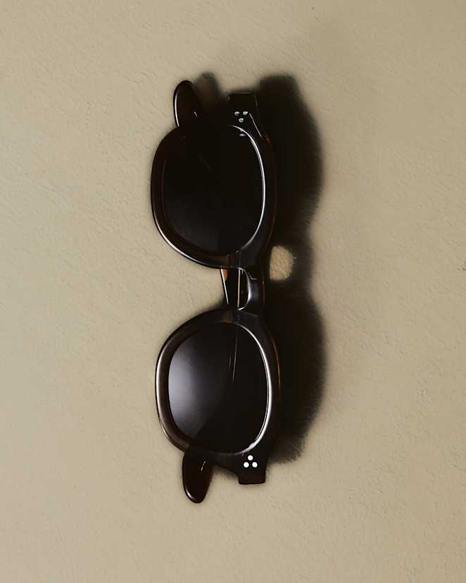 Black with Grey lens Maldives Polarized Acetate Sunglasses