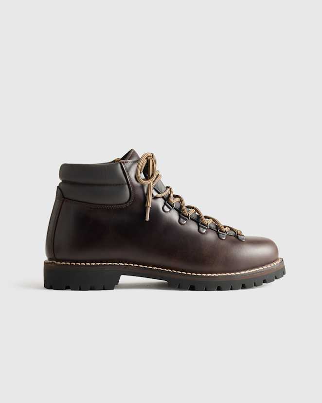 Dark Chocolate Crafted Leather Waterproof Hiking Boot