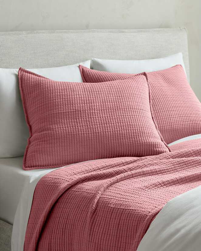 Plum Organic Ribbed Cotton Shams