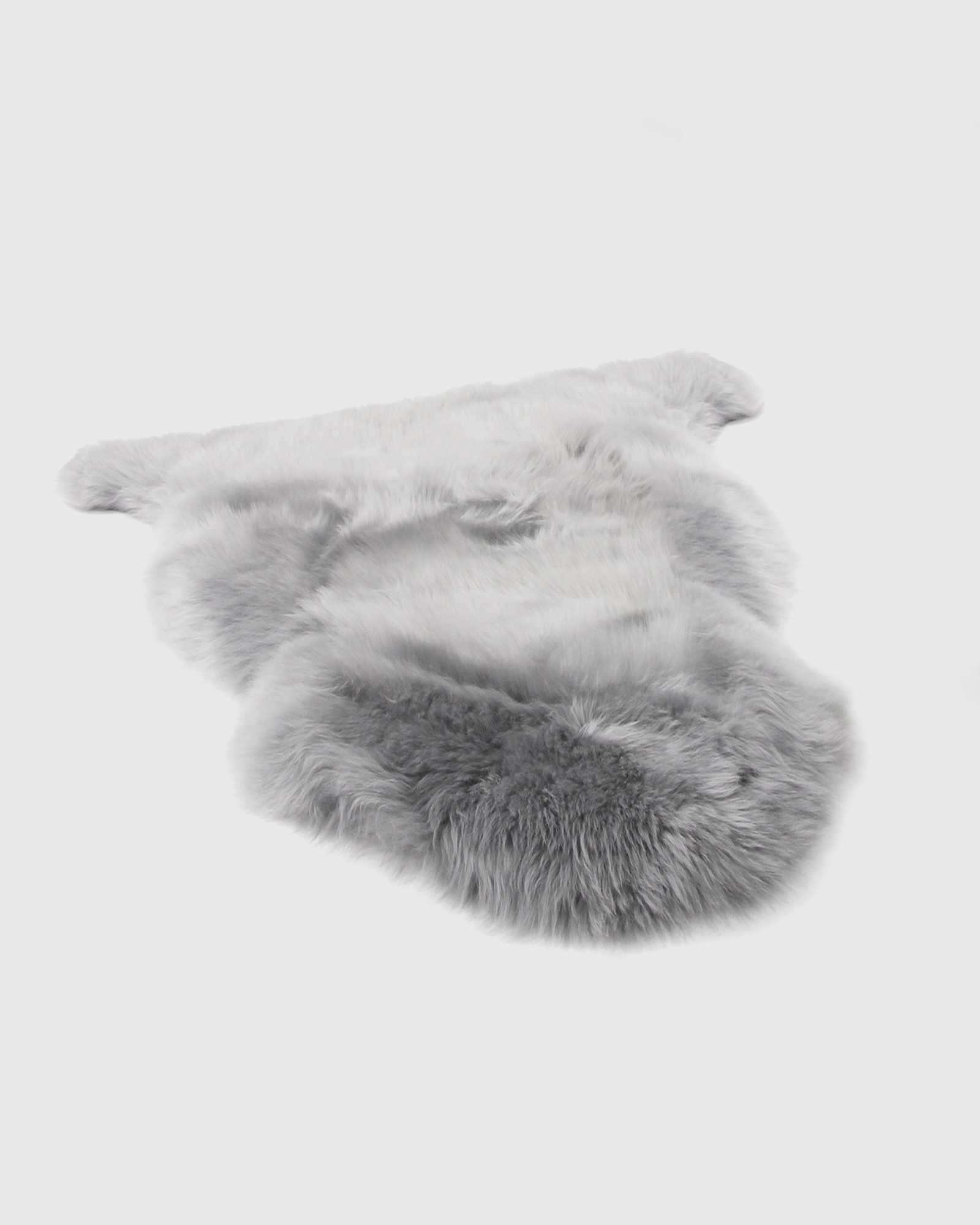 grey Australian Single Sheepskin Rug