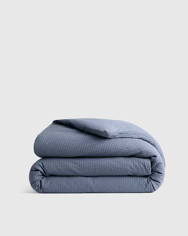 Mineral Organic Luxe Honeycomb Duvet Cover