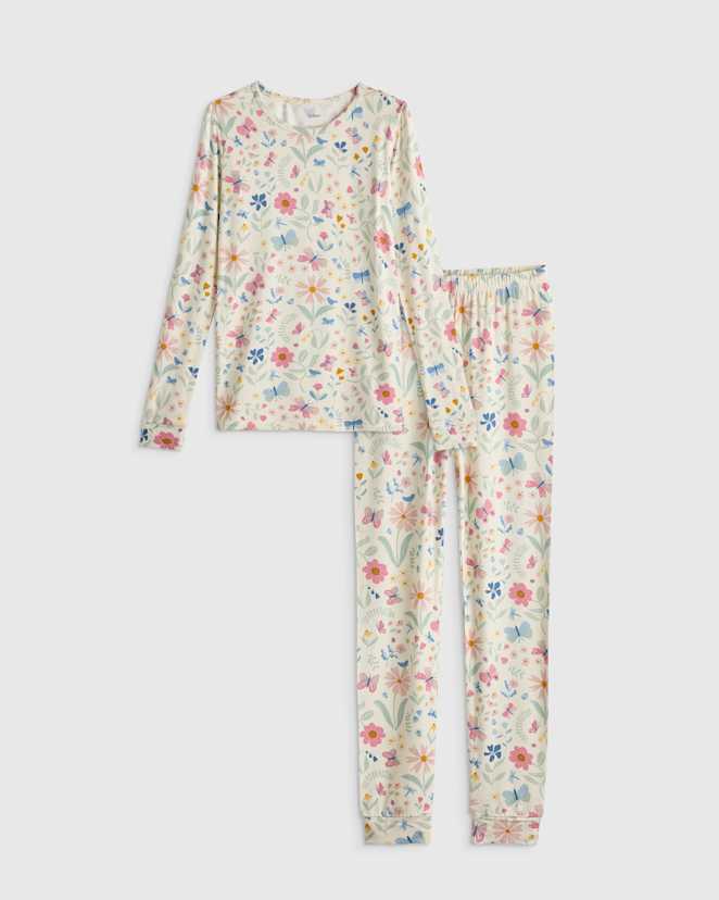 Wildflower Dreams Bamboo Long Sleeve and Pant Pajama Set
