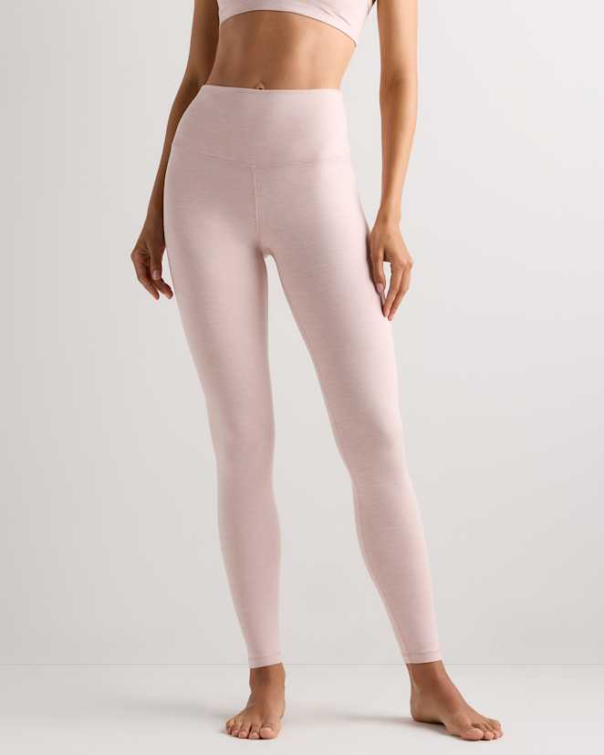 Heather Shell Pink Ultra-Soft High-Rise Legging