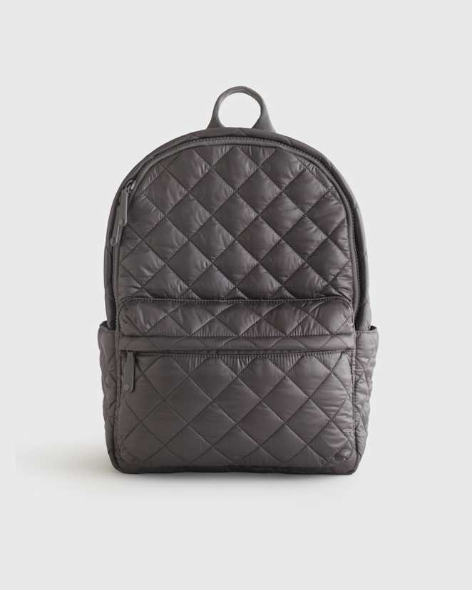 Charcoal Transit Quilted Commuter Backpack