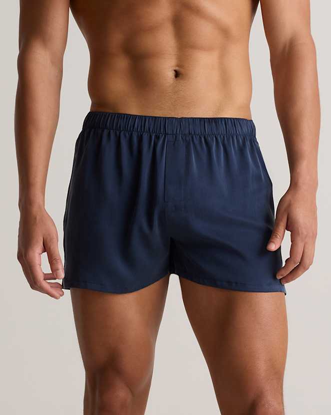 Indigo 100% Washable Silk Boxer