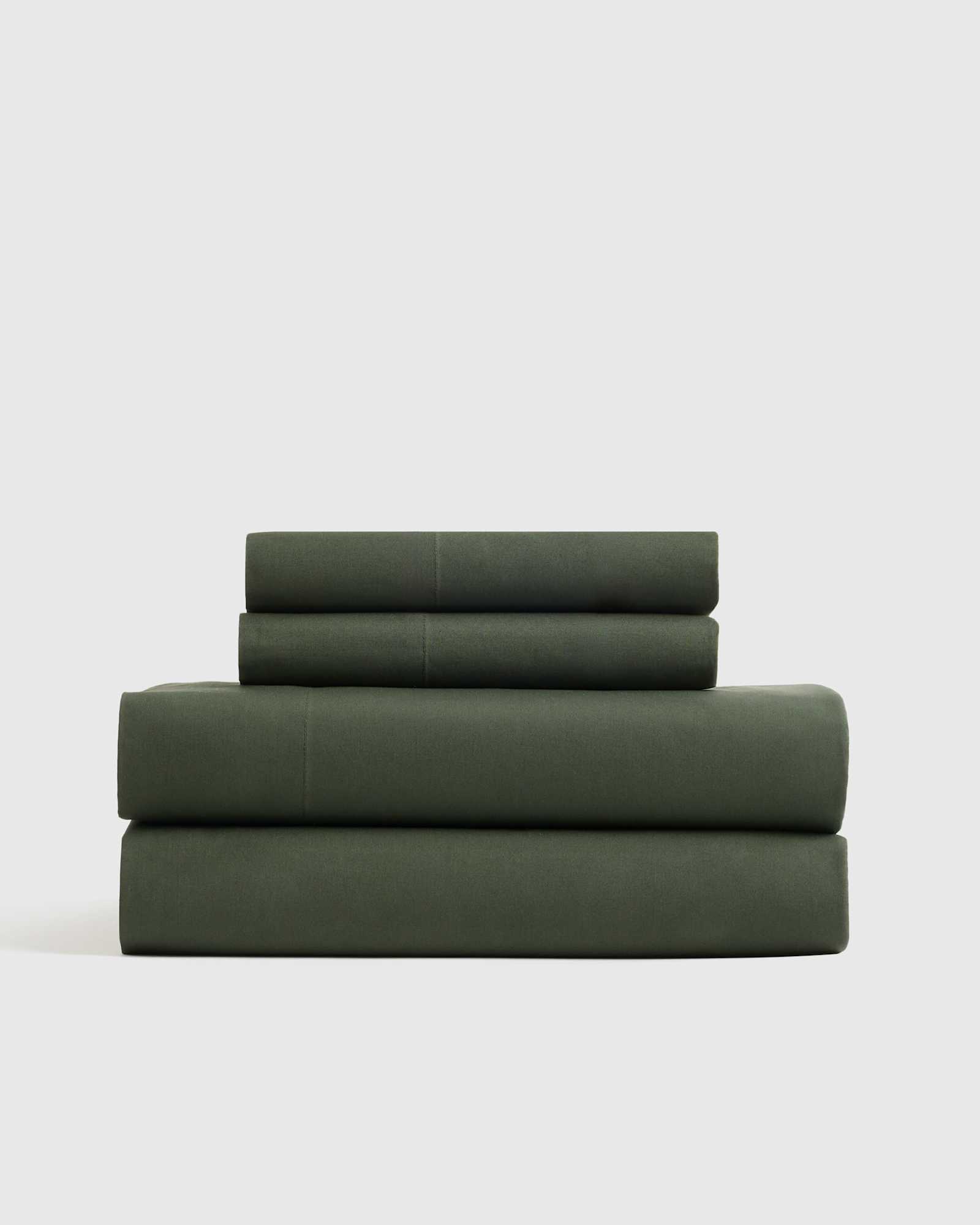 Pine Organic Crisp Percale Sheet Set