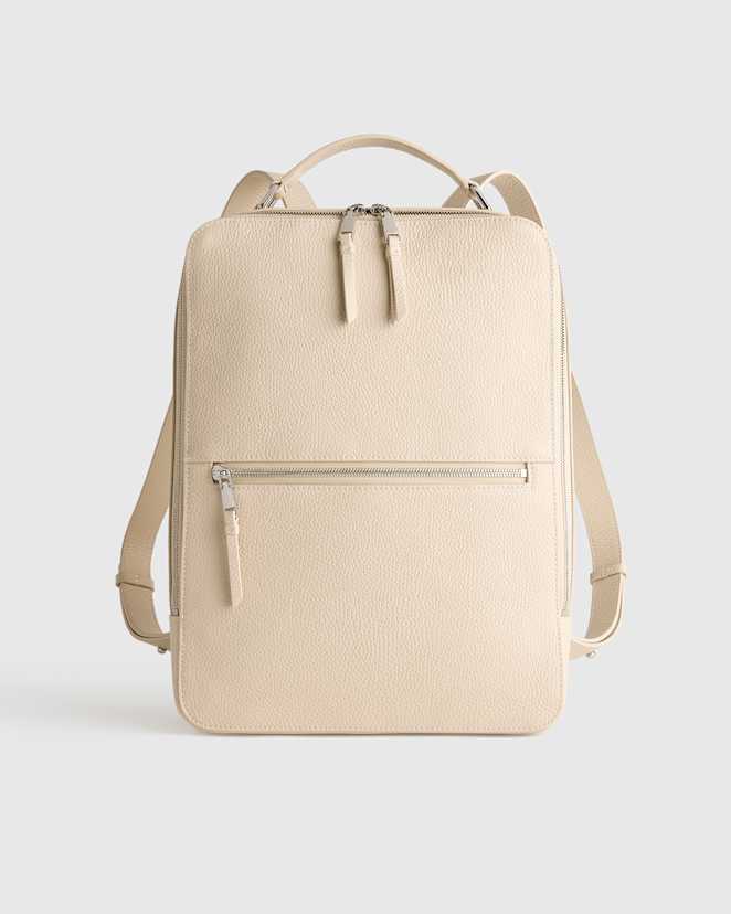 Soft Ivory Marlow Laptop Backpack