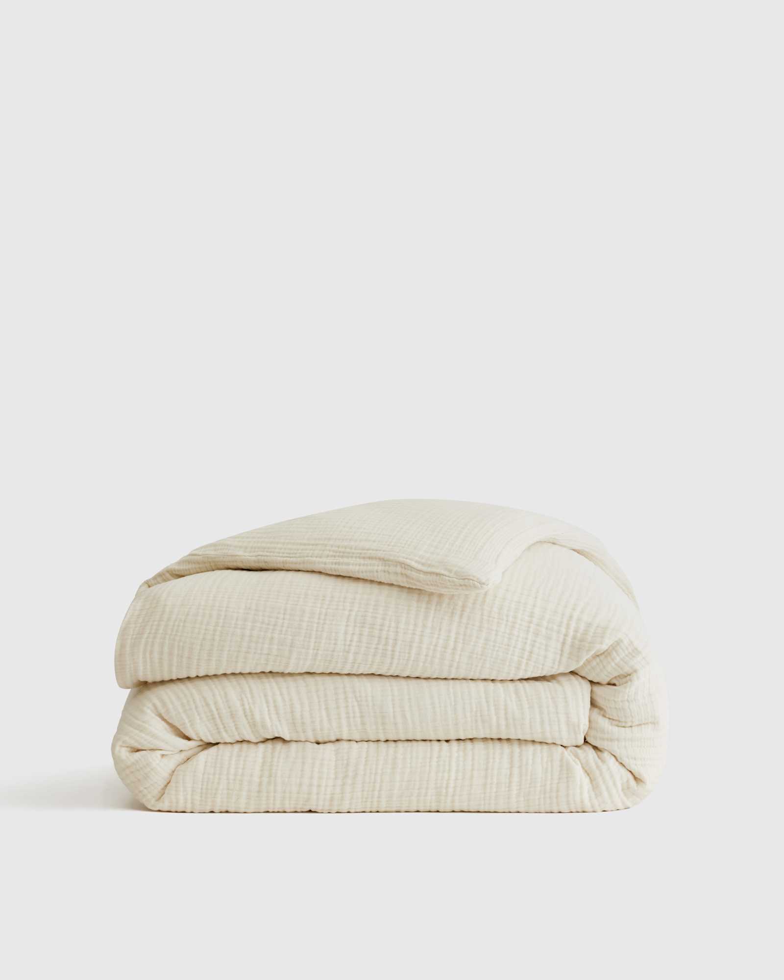 undyed Organic Airy Gauze Duvet Cover
