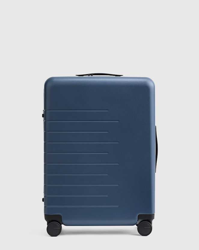 Navy Medium Check-In Suitcase