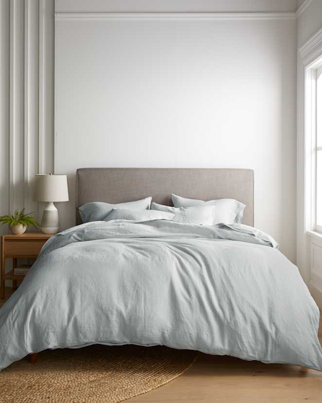 Mist European Linen Duvet Cover Set
