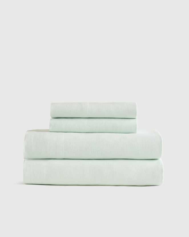 Mint Ensemble de draps en lin européen
