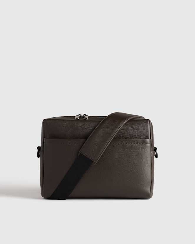 Hickory Excursion Italian Leather Messenger Bag