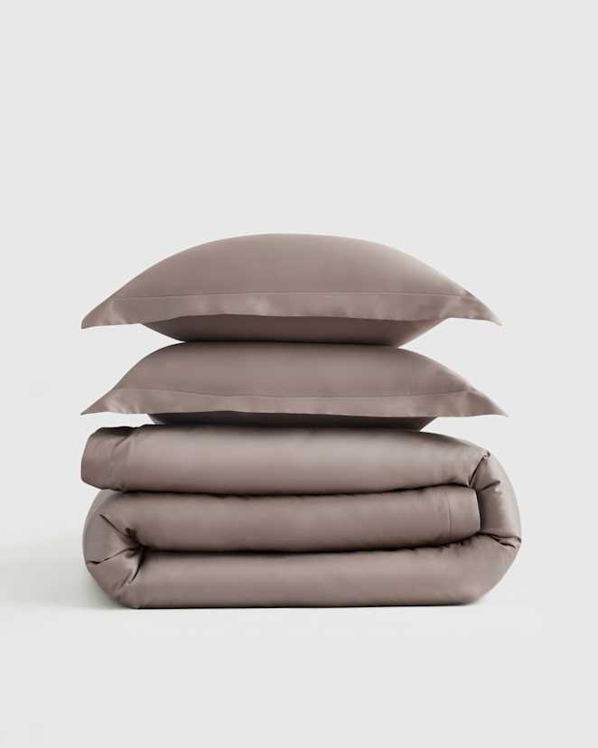 Stone Signature Giza Cotton Sateen Duvet Cover Set