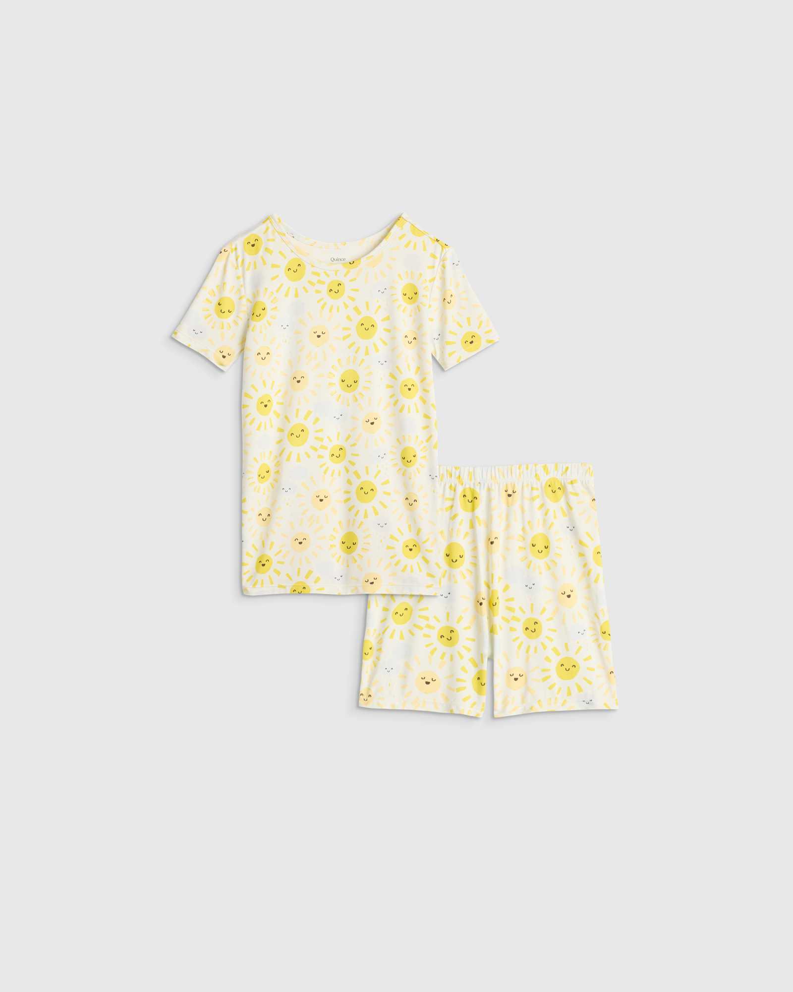 sunshine Bamboo Short Sleeve and Shorts Pajama Set