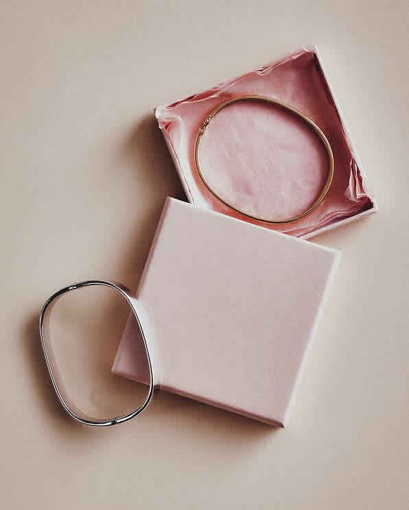 Gold Vermeil Rectangular Bold Bangle