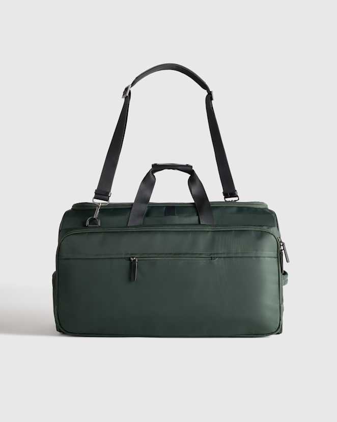 Dark Green Voyage Nylon Garment Duffle