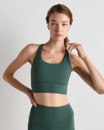 Power-Up Long Line Strappy Sports Bra