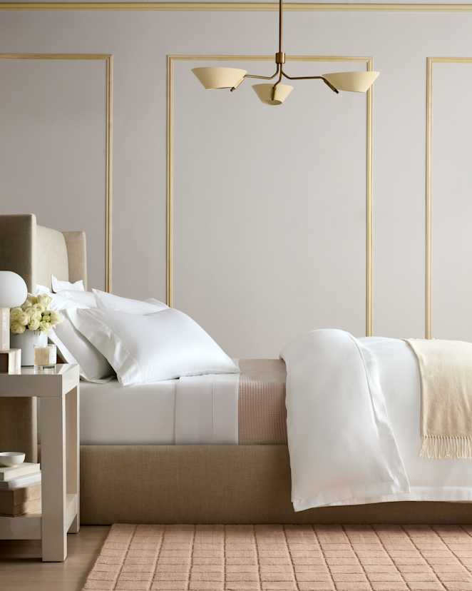 White Signature Giza Cotton Sateen Duvet Cover