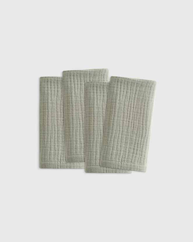 Dried Sage Organic Airy Gauze Napkins