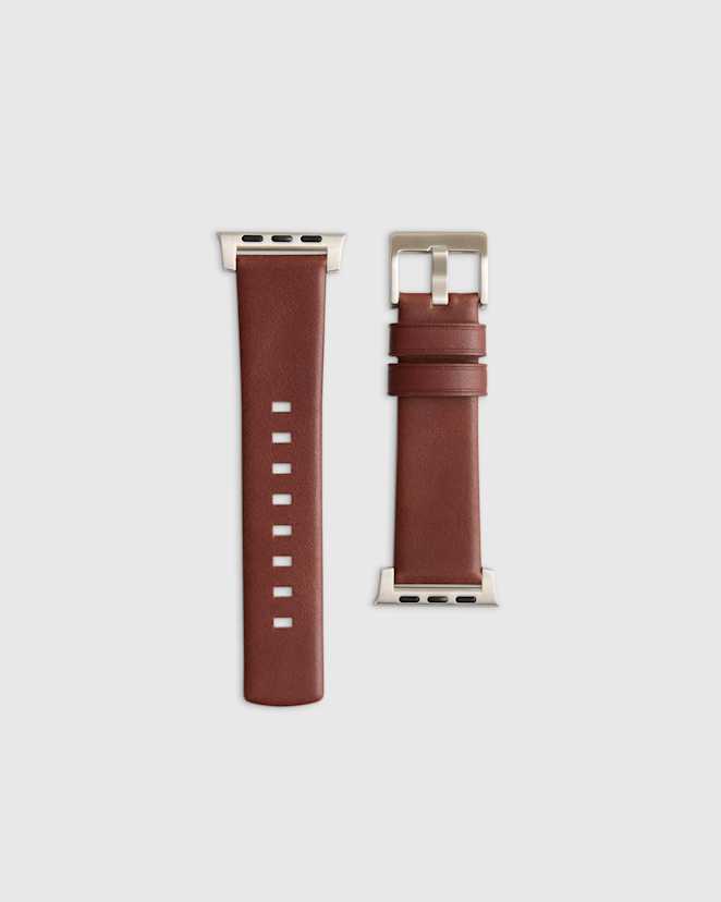 Dark Brown Horween Leather Apple Watch Band