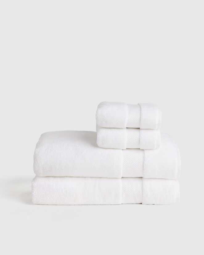 White Turkish Ultra Plush Bath Sheet Bundle