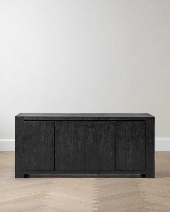 Black Reclaimed Oak Sideboard