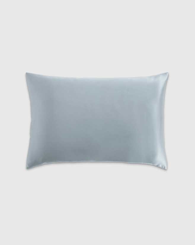 Light Blue 100% Mulberry Silk Pillowcase