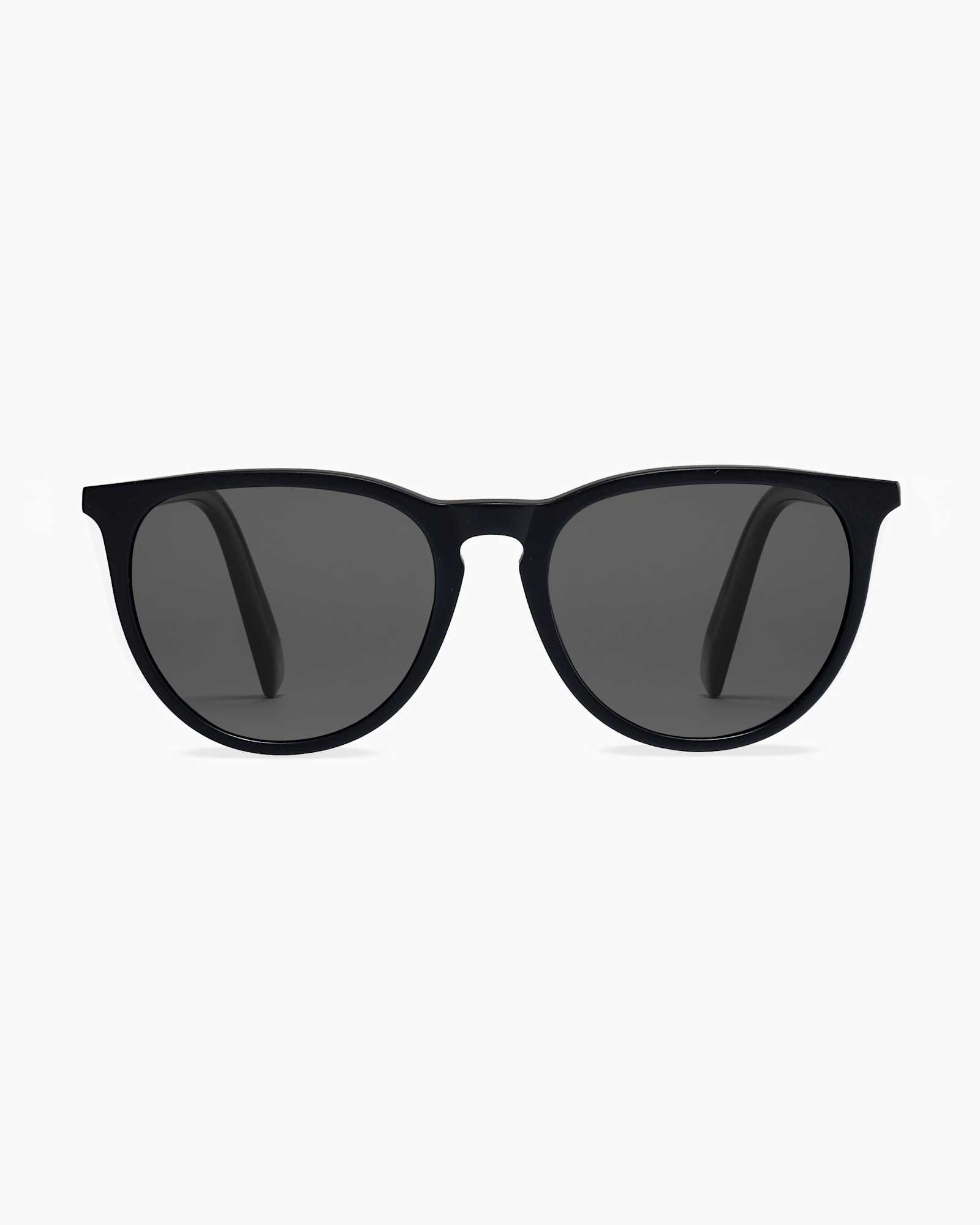 black-with-grey-lens Emily Polarized Acetate Sunglasses
