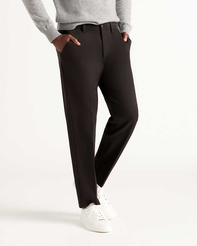 Black Ultra-Stretch 24/7 Smart Chinos - Athletic Tapered