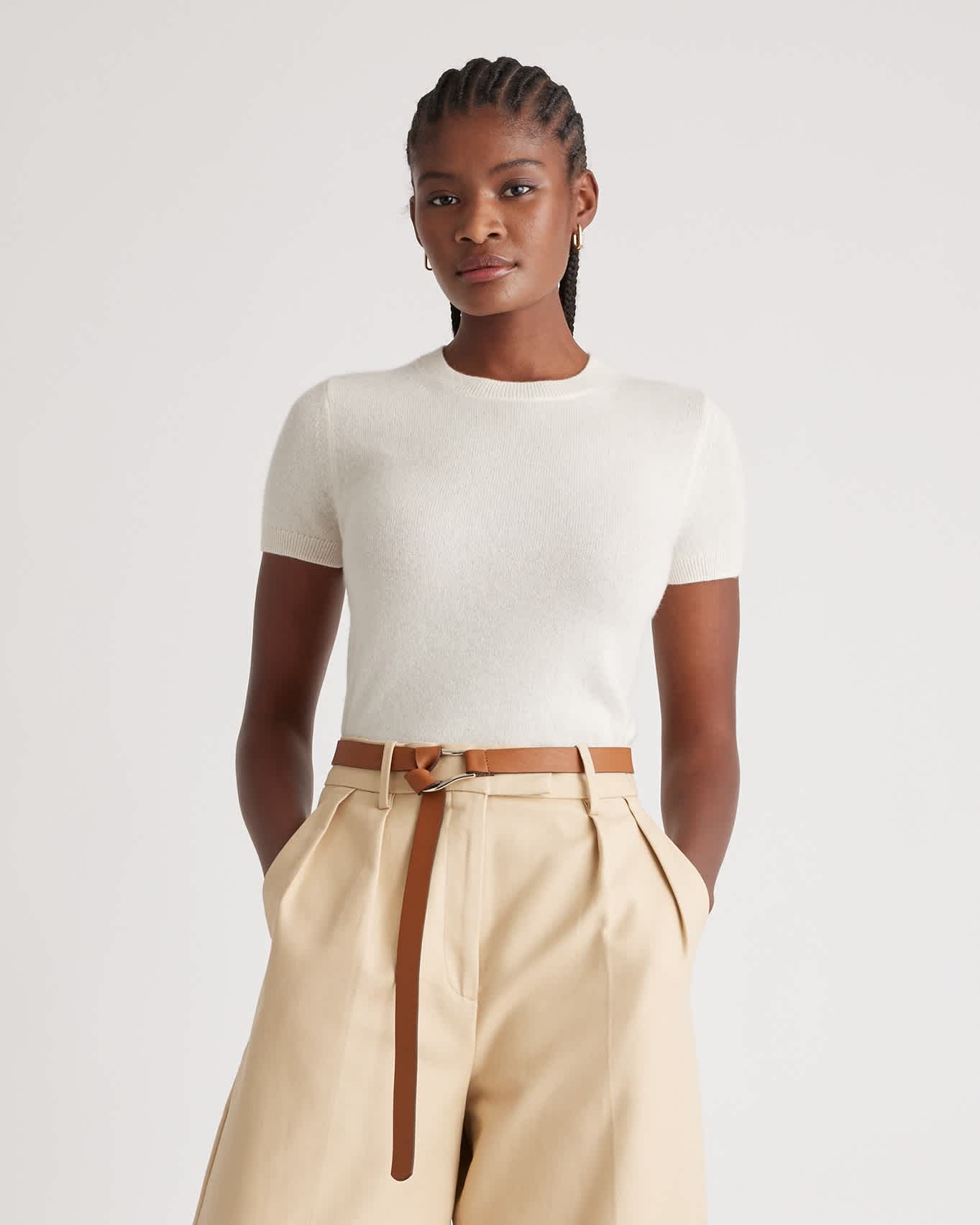 W-BLO-6-IVRY 0792 copy ivory Mongolian Cashmere Tee