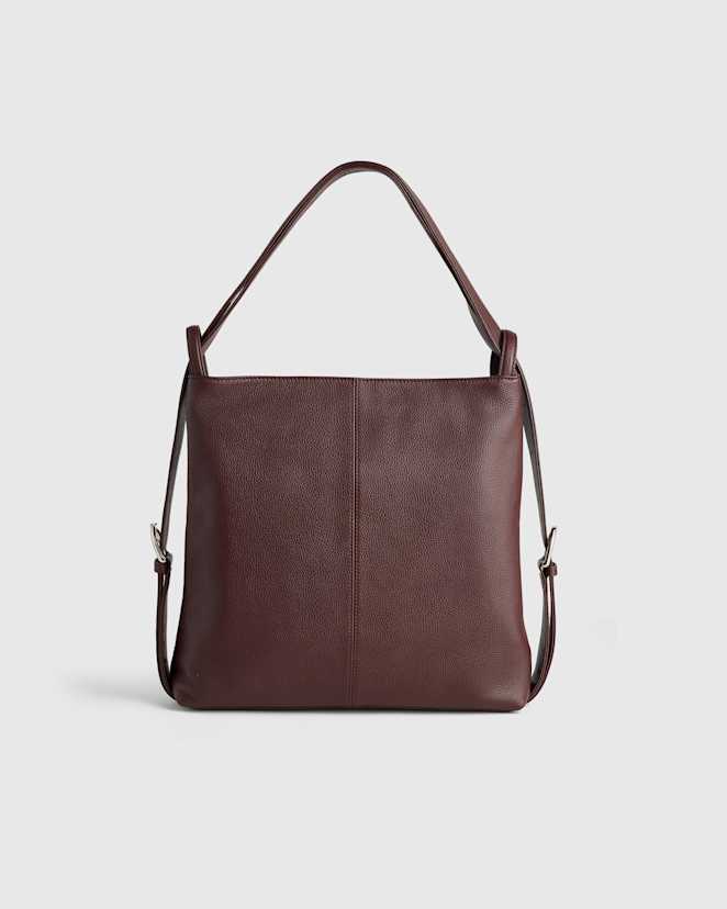 Deep Plum Maeve Convertible Backpack