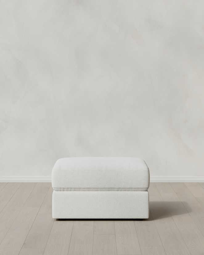 Snow Ashford Deep Seat Ottoman in Performance Basketweave