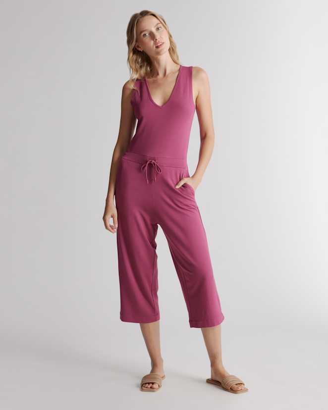 Rose French Terry Modal Jumpsuit