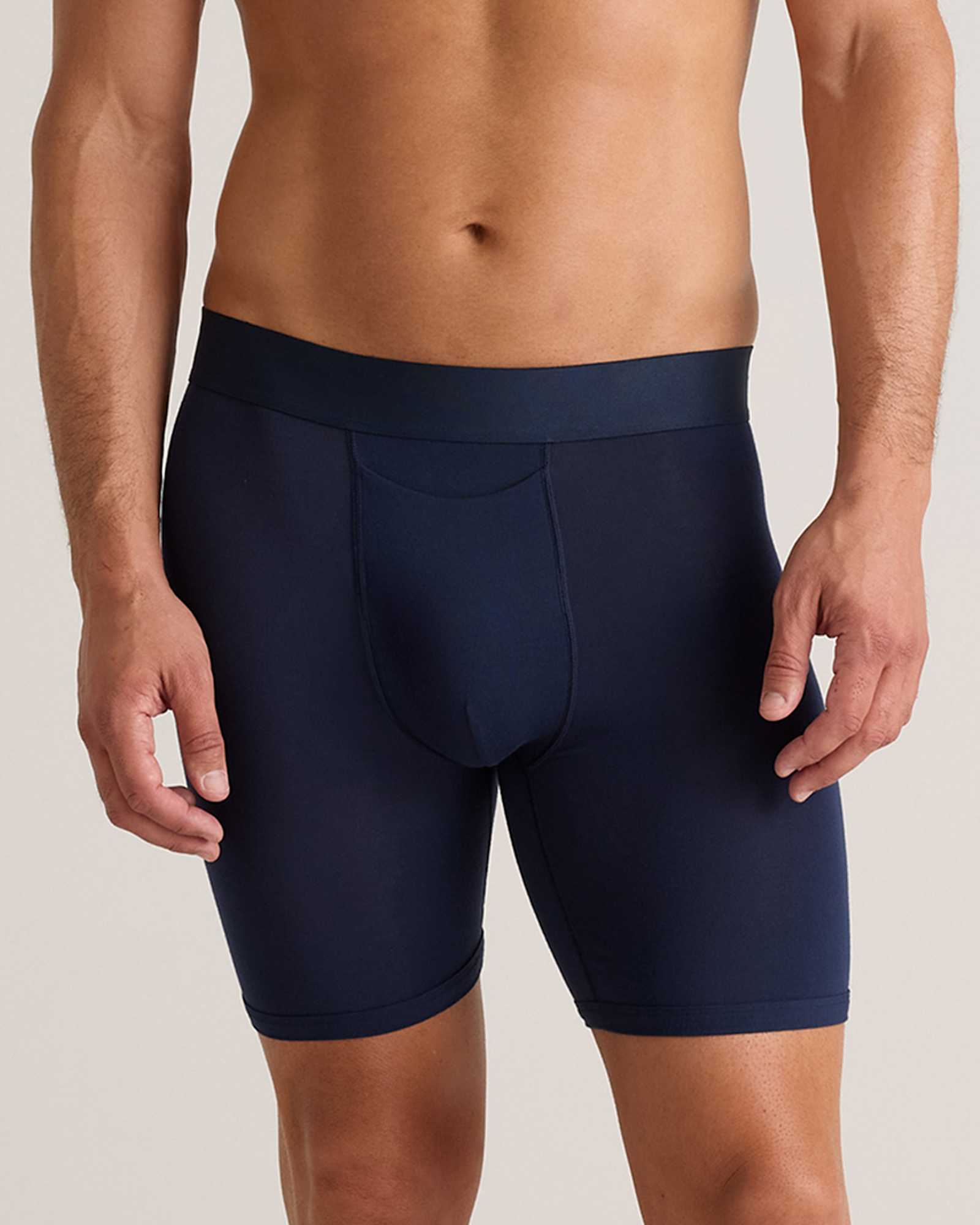 Navy Micromodal 6" Boxer Brief (3-pack)