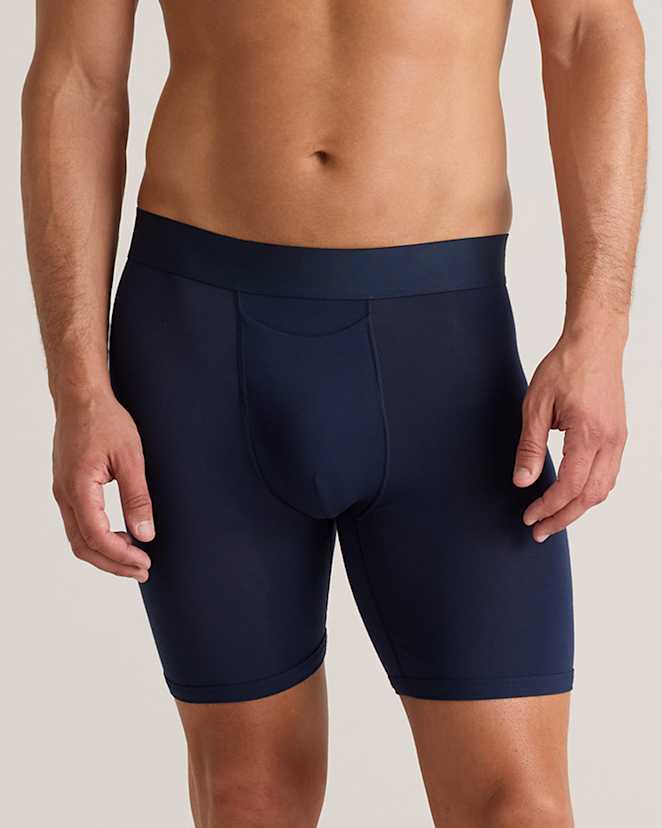 Navy Boxers en micromodal 6 po (paquet de 3)