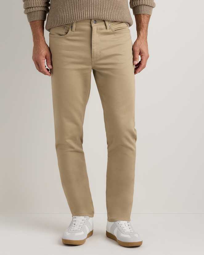 Sand Dune Comfort Stretch Traveler 5-Pocket Pants - Slim