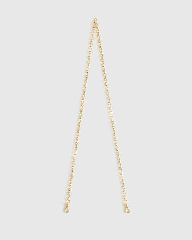 Shiny Gold Chain Crossbody Strap