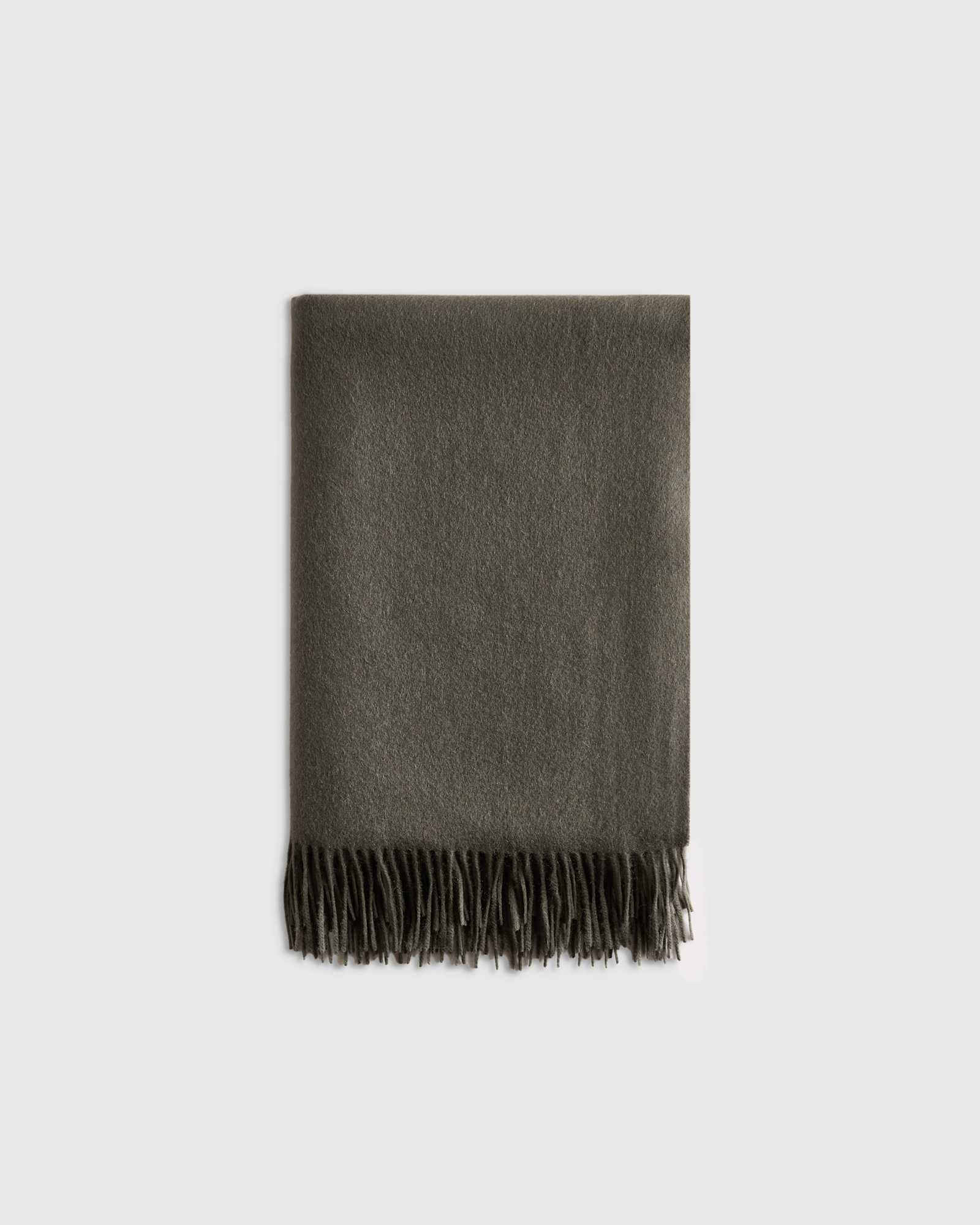 Moss Mongolian Cashmere Throw