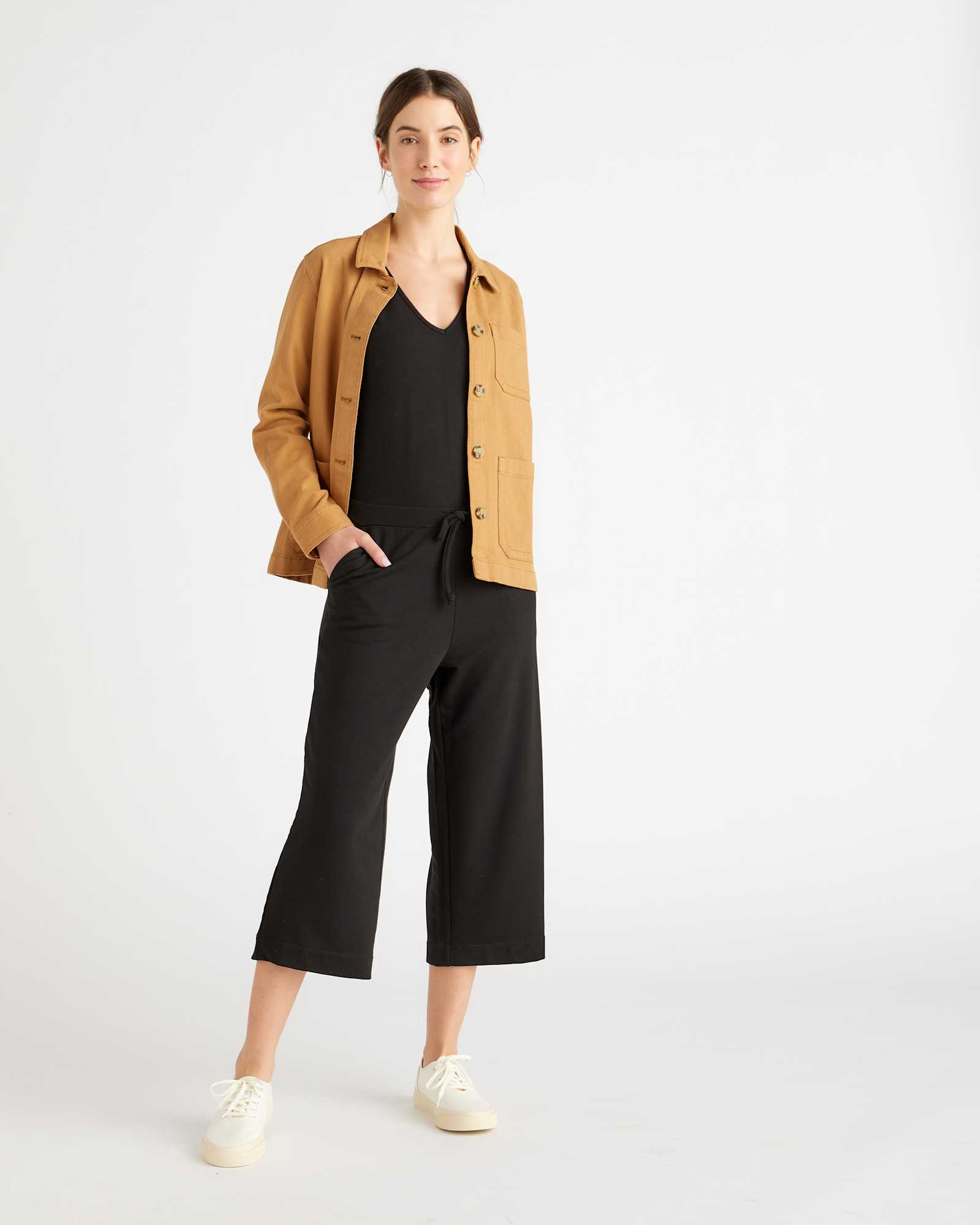 tobacco Organic Comfort Stretch Chore Jacket