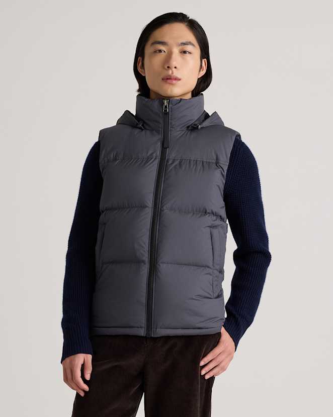 Carbon Grey Responsible Down Puffer Vest