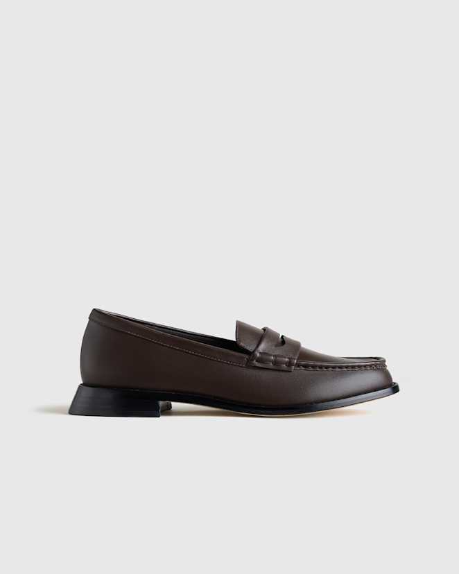 Coffee Bean Italian Leather Penny Loafer