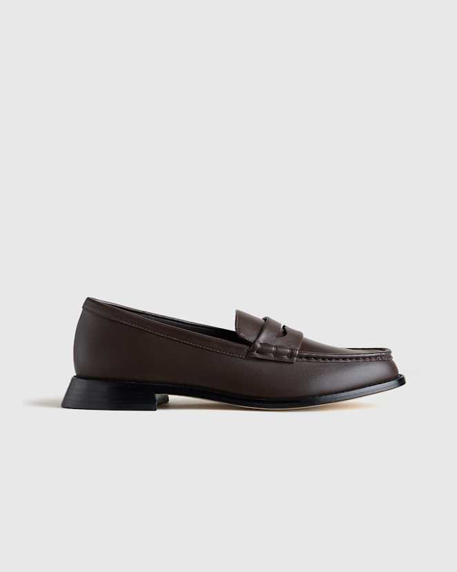 Coffee Bean Flâneurs penny en cuir italien