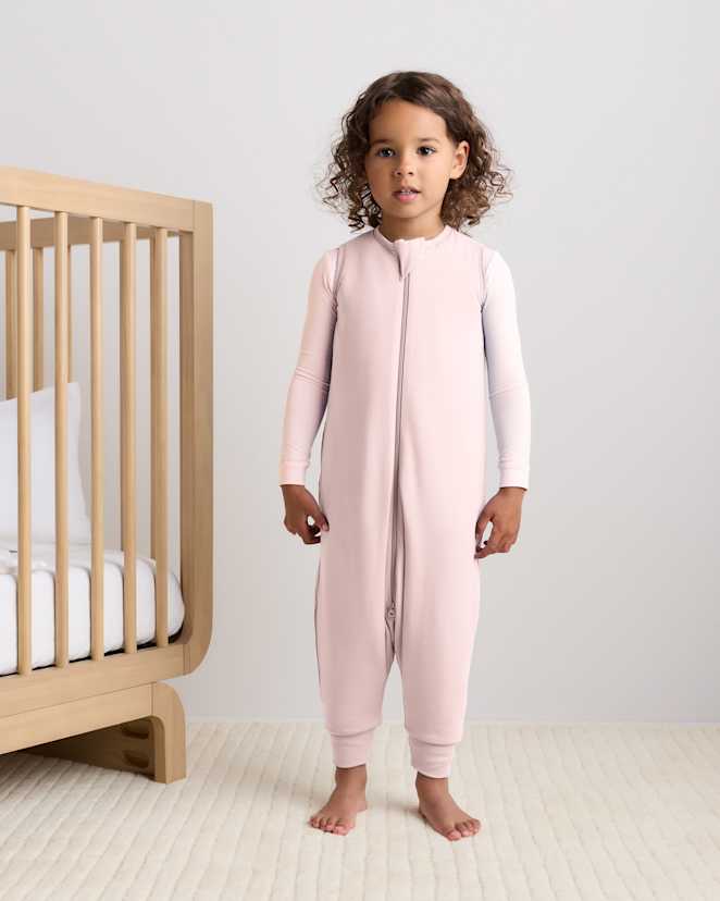 Pale Pink Bamboo Sleep Bag Walker 2.5 TOG
