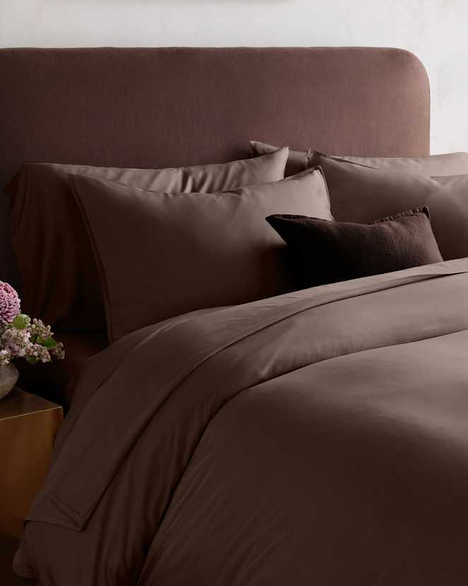 Espresso Bamboo Sham Set
