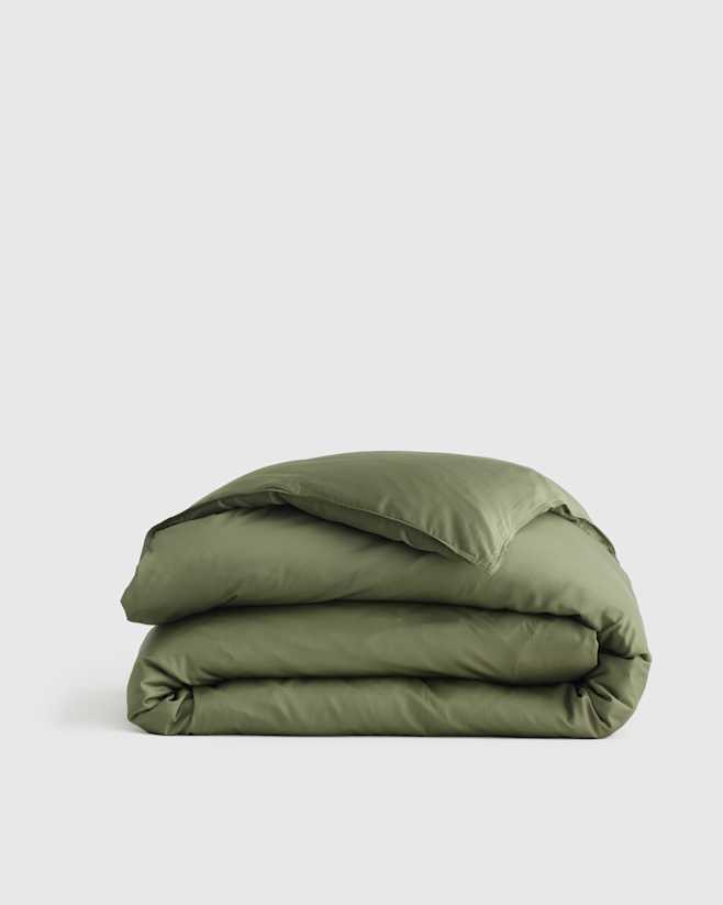 Olive Bamboo Duvet Cover
