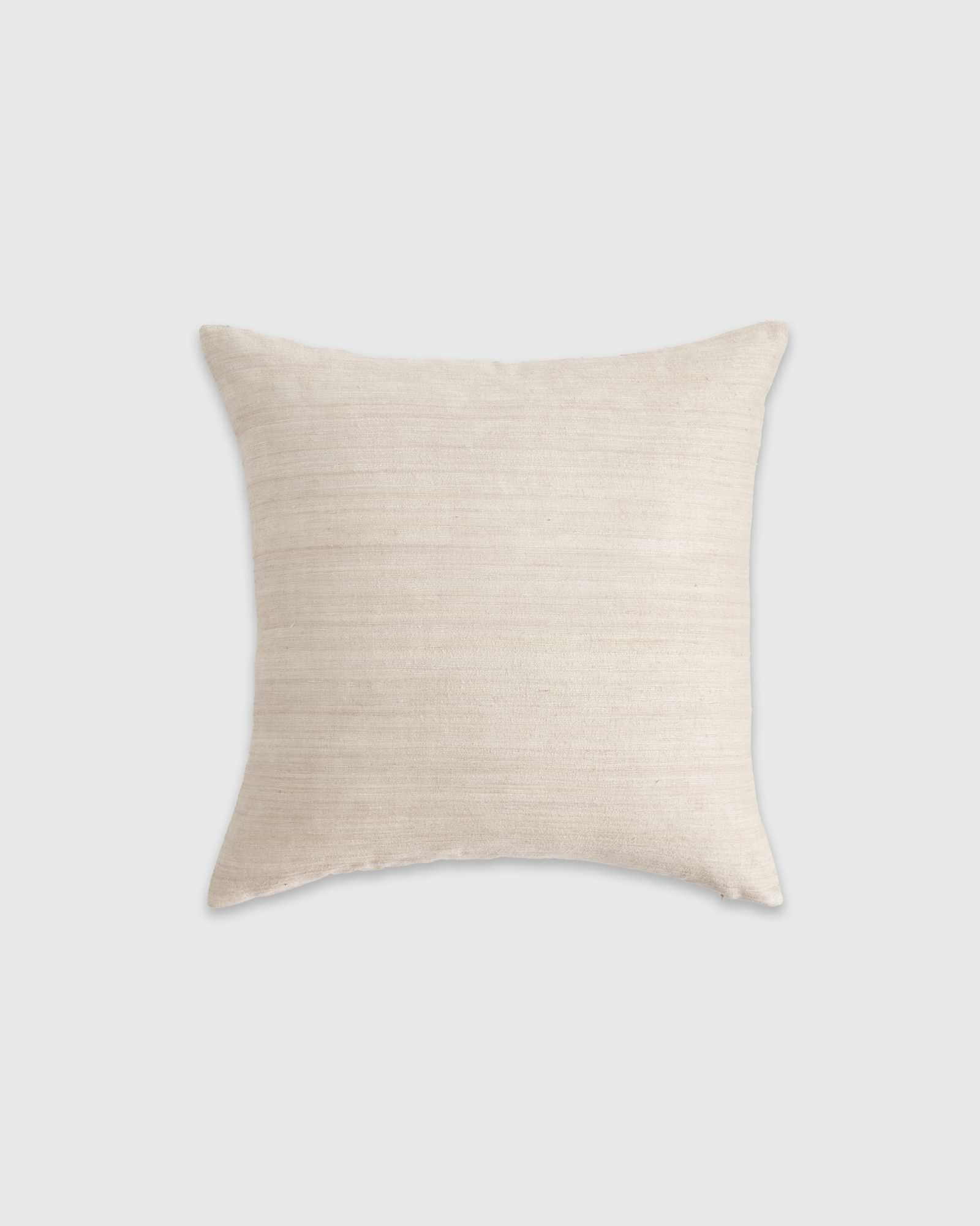 sand Raw Silk Pillow Cover