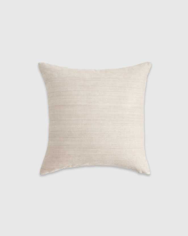 Sand Raw Silk Pillow Cover