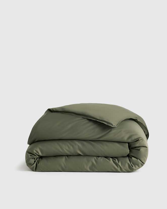 Dusty Olive Bamboo Duvet Cover